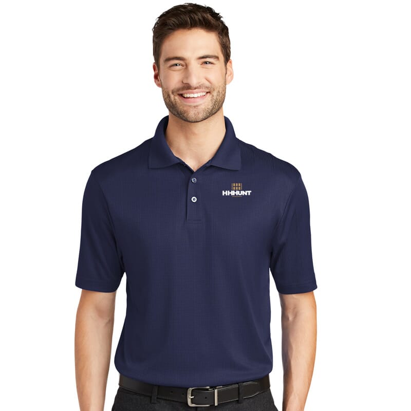 HHHunt Port Authority Performance Fine Jacquard Polo