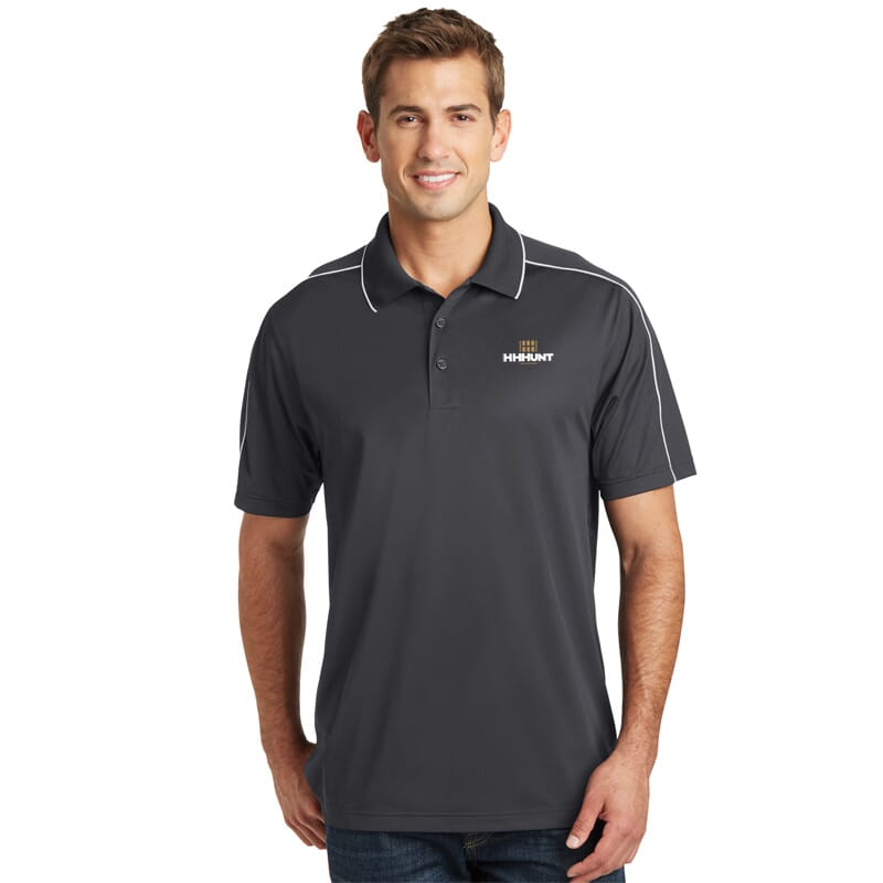HHHunt Sport-Tek Men's Micropique Sport-Wick Piped Polo
