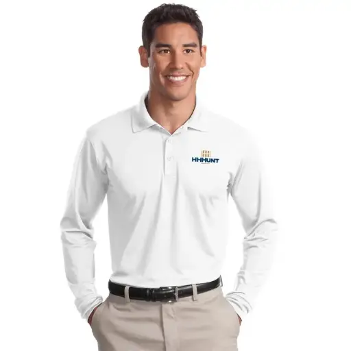 [8321185] HHHunt Sport-Tek Long-Sleeve Micropique Sport-Wick Polo
