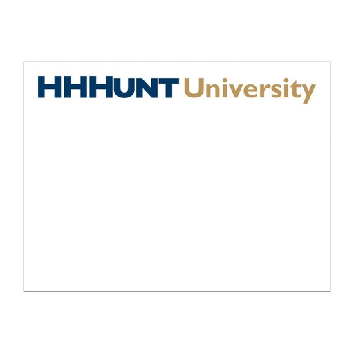 [8321316-99-] HHHunt 4" x 3" Sticky Note Pad